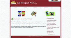 Desktop Screenshot of jainflexipack.com