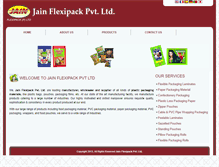 Tablet Screenshot of jainflexipack.com